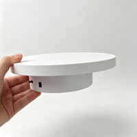 Plateau tournant électrique rechargeable léger pré-assemblé en plastique moderne pour la photographie et la vidéo