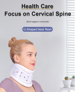 <span class=keywords><strong>Collare</strong></span> di supporto per collo <span class=keywords><strong>rigido</strong></span> in plastica rigida e confortevole di qualità Premium medicale efficace nel ridurre il dolore al collo - Product Image 5