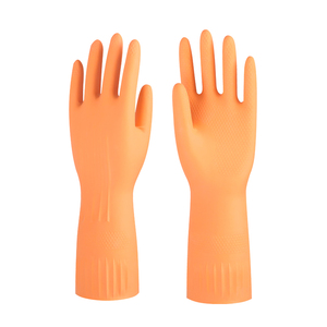 Gants en <span class=keywords><strong>latex</strong></span> épais pour le nettoyage ménager en nid d'abeille, gants de cuisine antidérapants de qualité supérieure - Product Image 1