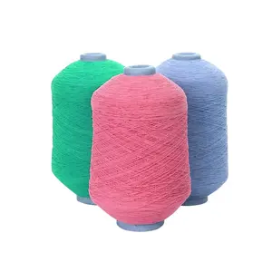 100% Rubber Covered Yarn Socks Machine Knitting Use Latex Covered Yarn