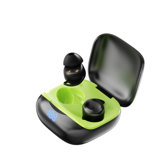 Ear Buds Wireless Headphones TWS In-Ear Earbuds LED Battery Indicator Quad Mic ENC Bluetooth V5.3 Non-Noise Cancelling Headphone