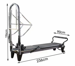 ROARFIT, soporte principal de acero y aluminio, Media Torre, reformador de Pilates, equipo de Fitness ajustable para estudio de Pilates, <span class=keywords><strong>Yoga</strong></span> y uso en el gimnasio - Product Image 1