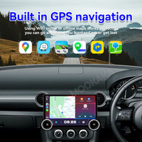 Rádio com Tela Touch de 11,5 Polegadas para Mazda MX5 2005-2015, Android 14, Multimídia, GPS, Estéreo, Carplay Sem Fio
