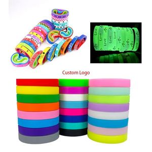 Bracelet en silicone promotionnel professionnel, personnalisable, respectueux de l'environnement, imprimé, pour événements - Product Image 1
