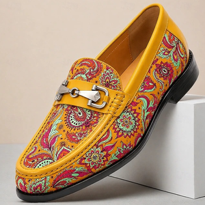 Men Classic Slip-On Loafers Low <b>Heel</b> Genuine Leather Casual Versatile Formal Plus Size Cross-Border Fashion Business Dress Shoes - Product Image 5