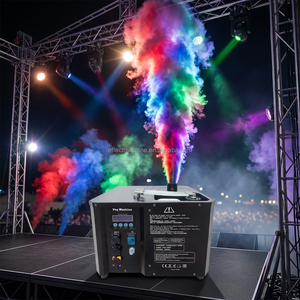 Uzaktan Kumandalı ve DMX 512 Sahne Ekipmanlı Süper Güçlü Renkli Duman Makinesi <span class=keywords><strong>DJ</strong></span> Sis Jeti Çok Renkli Mavi ve Pembe - Product Image 5