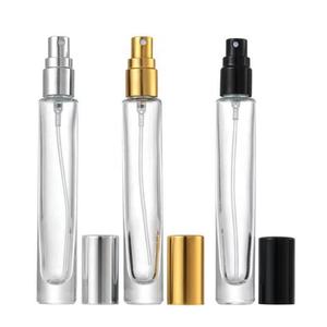 Botella de cristal vacía de 10ml, botella de Perfume rellenable, transparente, cuadrada, de fondo grueso, Vintage, cristal de muestra de <span class=keywords><strong>10cc</strong></span> - Product Image 1