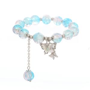 Nouveau Bracelet de Luxe Léger Perlé Inspiré du Papillon Chinois, Charme Élégant pour Couple, Idéal Cadeau pour Femme ou Petite Amie - Product Image 4