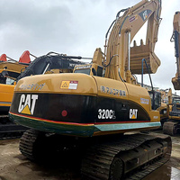 Excavatrice sur chenilles hydraulique d'occasion Caterpillar 320C/CAT 320CL avec composants moteur et pompe d'origine