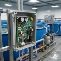 Panneau de commande moteur triphasé 380V 2.2KW, carte contrôleur PCBA, variateur de fréquence VFD, BLDC/PMSM, sortie 15-120Hz pour l'aquaculture