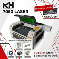 Machine de découpe et de gravure laser CO2 7050, 700x500mm, pour bois, acrylique, MDF, pierre, contreplaqué, découpeuse laser 80W 100W 130W, graveur CNC
