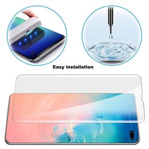Colle liquide liquide UV incurvée pour Samsung <span class=keywords><strong>Galaxy</strong></span> S10 S23 <span class=keywords><strong>Ultra</strong></span> Note 7 8 9 10 Protecteur d'écran en verre trempé avec lumière LED - Product Image 5