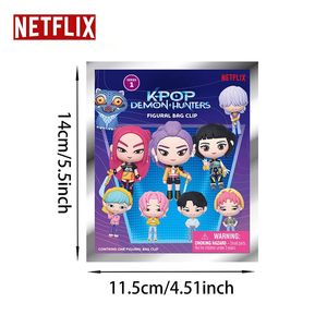 Kpop Demon Hunters <span class=keywords><strong>Netflix</strong></span> PVC Plastic Character Keychain Blind Bag Pendant Gift Collection Accessory Surprise - Product Image 3