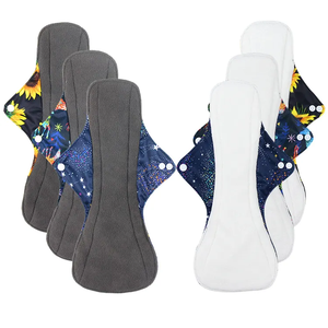 Protège le matelas Coussinets réutilisables Recyclables Physiologiques Coussinets menstruels réutilisables Coton biologique Coussinets réutilisables naturels pour femmes - Product Image 4