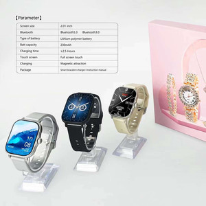 Nuovo A58 PLUS Smartwatch braccialetto di diamanti collana anello orecchino-IPS <span class=keywords><strong>Display</strong></span> IP67 elastico-funzione di pagamento - Product Image 1