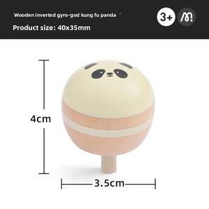 Mideer Multicolor Small Spinning Top <span class=keywords><strong>Mini</strong></span> Manual Handstand Juguete de madera para niños Kindergarten Rotating Spinning Top - Product Image 6