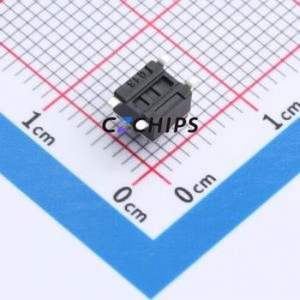 TSB45311-045D532DA-L2000 Tactile Switch SMD-4P,4.5x4.5mm Switch Single Pole Single Throw Round Button 2.8N 4.5mm - Product Image 2