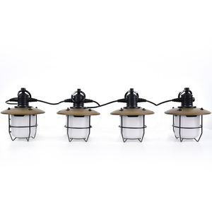 Cadena de luces decorativas con enchufe exterior impermeable al por mayor con sistema RGB para acampar, vacaciones, glamping, bodas y fiestas - Product Image 1
