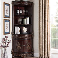 Armoire en bois de style américain et européen avec tiroirs de rangement, une armoire de rangement luxueuse au style élégant