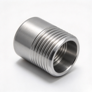 VN OEM Custom Precision Casting Lost Wax Cast 304 Stainless Steel Hex Nipple Pipe Connector for Industrial <b>Piping</b> Application - Product Image 1