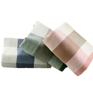 Toallas de Baño de Gasa 70x140 cm, Juego de Toallas de Algodón a Cuadros Absorbentes para Uso Doméstico - Product Image 5