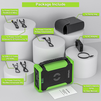 Bloc d'alimentation portable DC 300Wh 12V haute capacité 96000mAh, batterie externe sans fil 100W PD, station d'alimentation de secours pour le camping, la pêche et les voyages