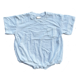 Romper de Verano para Bebé, de Algodón, con Burbujas, Manga Corta, Estilo Sudadera Holgada, con Bolsillo - Product Image 5