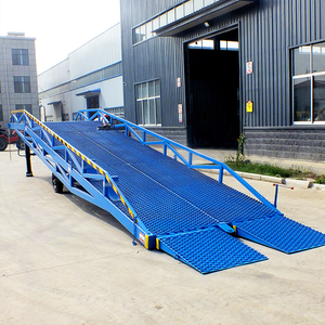 Rampe de chargement de 8 tonnes, niveleur de conteneurs pour terminal, plateforme élévatrice pour camions, rampe de chargement pour chariots élévateurs, <span class=keywords><strong>pont</strong></span> d'accès <span class=keywords><strong>mobile</strong></span> - Product Image 2