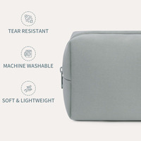 Trousse de maquillage personnalisée en néoprène, trousse de toilette de voyage, grande trousse de toilette, trousse cosmétique pour voyage, douche, salle de bain, gymnastique, yoga