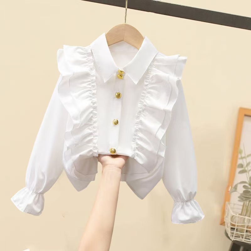 New Children s Long Sleeved Ruffles