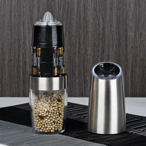 New Arrival Gravity Design Fashion Adjustable Ceramic Pepper Grinder Mill Electric Pepper Mill For Kitchen