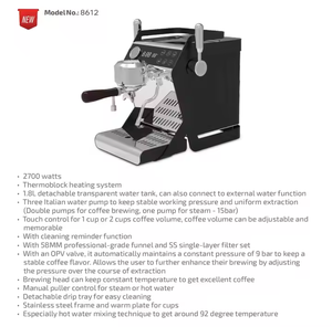 Máquina de Espresso Semiautomática de 15 Bares de Presión para Uso Comercial y Doméstico, Cafetera para Hogar, Cafetería, Suministro al por Mayor - Product Image 3