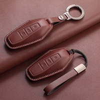 Étui de protection en cuir pour clé de voiture Chery Icar 03 Icar03T AIQAR EQ3 EQ5 EQ7 JAECOO J6 J7 J8, coque de clé de voiture à distance, accessoires