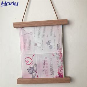 Porte-affiches magnétique en chêne, cadres en bois pour affiches murales, pour accrocher des cartes, des images, des toiles, des rouleaux, des impressions - Product Image 5