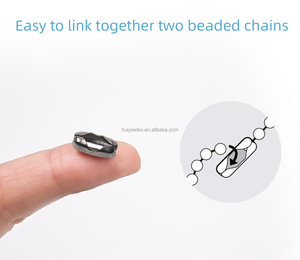 4.5mm chuỗi kết nối cho con lăn mù bóng chuỗi 10 cái thay thế chuỗi dây nối clip cho Roman và rèm dọc - Product Image 4