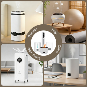 Umidificatore a ultrasuoni per purificare l'aria intelligente per Hotel e casa schermo LCD diffusore di olio essenziale per aromaterapia - Product Image 4