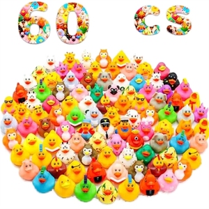 Recrutement de distributeurs : Jouet animal flottant imprimé en plastique, sans pression sur les stocks, nouveauté pour bébés, <span class=keywords><strong>canard</strong></span> de bain couineur, 3-7 ans B - Product Image 2