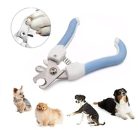 Coupe-ongles professionnel à lumière LED pour chat et chien, tondeuse à griffes avec verrouillage de sécurité, outil de toilettage pour chiot et chaton.