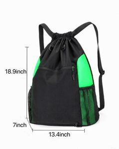 Custom Private Label Waterproof Nylon <b>Drawstring</b> Oxford Cloth Basketball Casual Sports <b>Backpacks</b> Geometric Patterned Small/Cross - Product Image 2