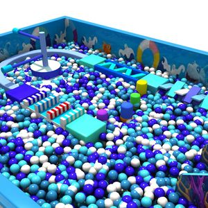 Nuevo Diseño, Buena Calidad, Piscina de Pelotas para Niños Ocean Wind, Castillo Inflable, Equipo de Juego Suave, Toboganes, Área de Juegos Interior de Plástico para el Hogar - Product Image 2