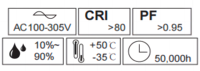 Réverbère intelligent de 200 watts LED avec l'alimentation CC évaluée par IP65 de corps d'alliage d'aluminium