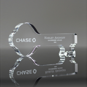 Premio in Cristallo Intrecciato - Regalo Aziendale Unico per Partner e Risultati Collaborativi - Product Image 2