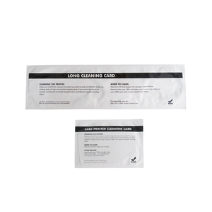 Cartes de nettoyage IPA en forme de T pour imprimantes à cartes Zebra P110i, P110m et <span class=keywords><strong>P120i</strong></span>, nettoyant pour fentes 105912-912 - Product Image 1
