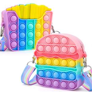 Fast Shipping 0101 New Tubes Fidget Soft Silicone Sensory Toys Rainbow Children and Adults Weighted Silicone <b>Pop</b> Sensory Toys - Product Image 1