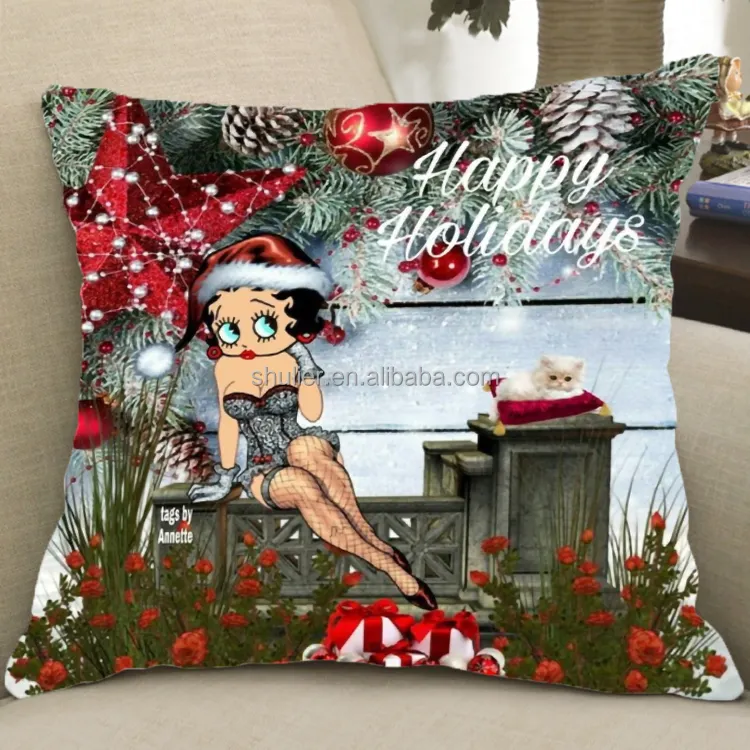 custom any photo Christmas Home Decor Christmas Throw Pillow Covers Christmas Pillow Cover Case