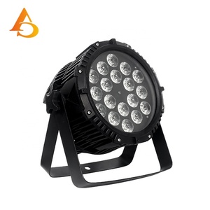 AICPOSE - Foco LED Par de 18 x 10 W, IP65, Resistente al Agua, RGBW 4 en 1, DMX512, para Escenarios, Bodas y Fiestas - Product Image 2