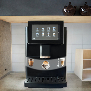 Cafetera Espresso Automática para el Hogar y Hoteles, Pantalla Táctil, Cappuccino, Latte, Expresso, Enchufe EU/US, Acero Inoxidable, Manual - Product Image 1