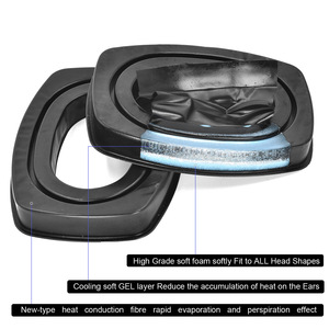 For HowardLeight By Honeywell Earpads <b>Cooling</b> Gel Ear <b>Pad</b> Replacement Tactical Shooting Headphone Cushions Range Cups - Product Image 4