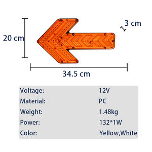 Nueva <span class=keywords><strong>Luz</strong></span> Direccional LED SMD Ámbar <span class=keywords><strong>para</strong></span> Tráfico, Resistente al Agua IP65, 1 Año de Garantía, <span class=keywords><strong>para</strong></span> Grúas y Vehículos de Construcción - Product Image 5