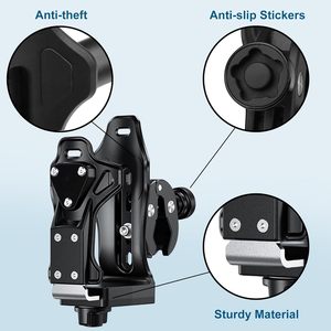 Portaborraccia Antifurto Regolabile Kewig per <span class=keywords><strong>Moto</strong></span>, Portabicchieri Impermeabile in ABS per Bicicletta, Compatibile con Bottiglie da 50-90mm - Product Image 6